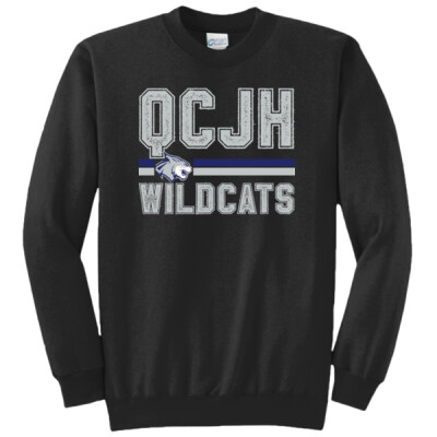QCJH Wildcats Crewneck Sweatshirt Thumbnail